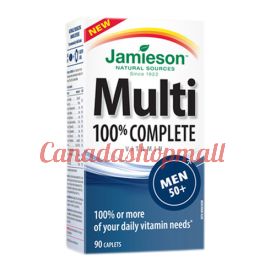 Jamieson Multivitamin 100% Complete for Men 50+ ,90 caps