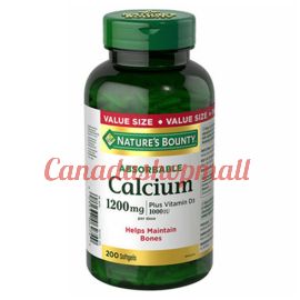 Nature’s Bounty Absorbable Calcium 1200mg 200 softgels