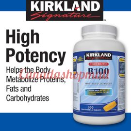 Kirkland Signature B100 Complex Tablets 300 count