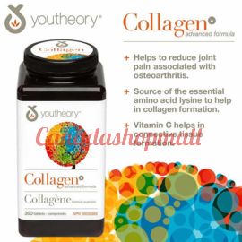 youtheory Collagen Advanced Formula 1000 mg 390 Tablets