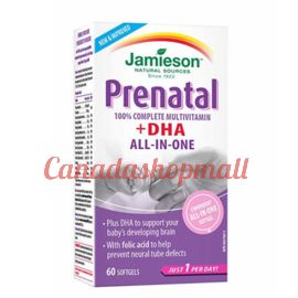 Jamieson Prenatal Complete with DHA Softgels 60 count