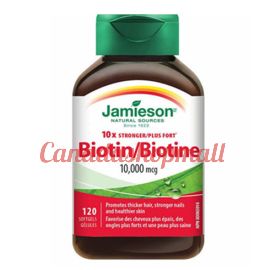 Jamieson Biotin 10,000MCG 120 Softgels