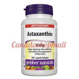 webber naturals Astaxanthin 6mg Softgels, 100-count