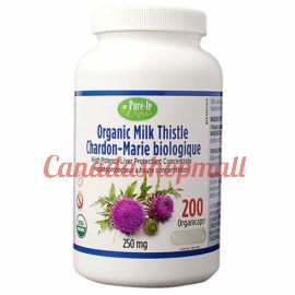 Pure-lé Organic Milk Thistle 250mg - 200 organicaps