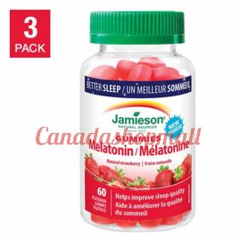 Jamieson Melatonin Gummies 3 x 60 Gummies