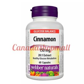 webber naturals Cinnamon Extract 150 mg 60 caps