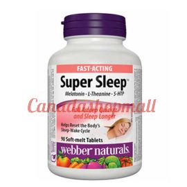 webber naturals Super Sleep Soft Melt Tablets 90 count