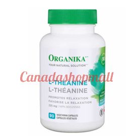 Organika L-Theanine 225 mg Vegetarian Capsules 90count