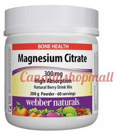 webber naturals Magnesium Citrate 300mg Powder 200 g