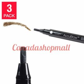 Mistura Accubrow Eyebrow Pen with Trident Tip 3-pack