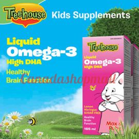 Treehouse Liquid Omega-3 High DHA Lemon Meringue Flavour 2 x 165 ml