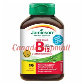 Jamieson Timed Release Vitamin B12 1200 mcg 190 tablets