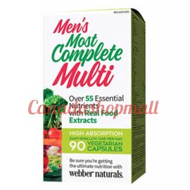 webber naturals Men’s Most Complete Multi 90 vegetarian caps