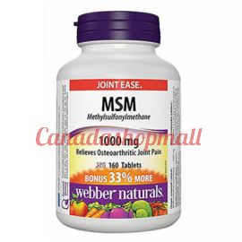 webber naturals MSM 1000 mg 160 Tablets