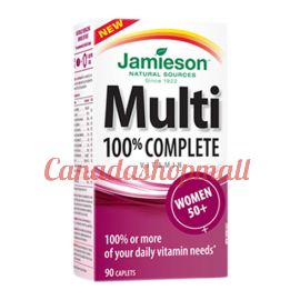 Jamieson Multivitamin 100% Complete for Women 50+( 90 caps).