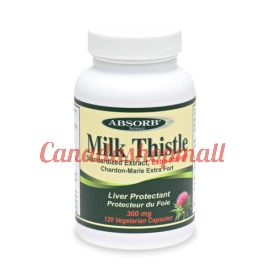 Absorb Science Milk Thistle 300mg 120vegetable capsules