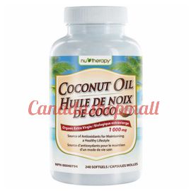 Nu-Therapy Organic Extra Virgin Coconut Oil - 240 Softgels