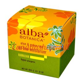 Alba Botanica Aloe & Green Tea Oil Free Moisturizer 85g