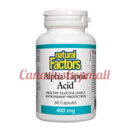 NaturalFactors Alpha-Lipoic Acid 400mg 60capsules