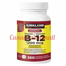 Kirkland Signature Vitamin B12, 1200mcg 360 Tablets