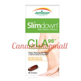 Jamieson Slim Down CLA 75 1,000 mg 45 capsules .