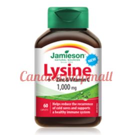 Jamieson Lysine + Zinc & Vitamin C 60 caplets.