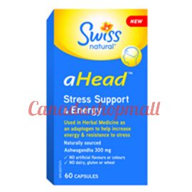 Swiss Naturals aHead Stress Support & Energy 60 cap 