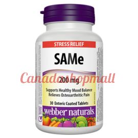 Webber Naturals SAMe 200 mg 30 tablets