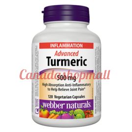 Webber Naturals Advanced Turmeric 500 mg 120 Vegetarian capsules