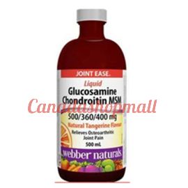 Webber Naturals Glucosamine Chondroitin MSM 500/360/400 mg 500 ml