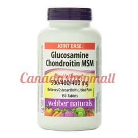 Webber Naturals Glucosamine, Chondroitin & MSM 150 tablets