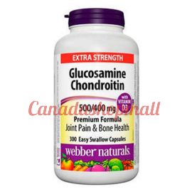 Webber Naturals Glucosamine and Chondroitin Sulfate 300 capsules