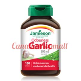 Jamieson Odorless Garlic 500 mg 100 capsules 