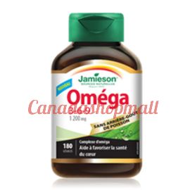 Jamieson Omega 3-6-9 12,000mg 180 softgels .