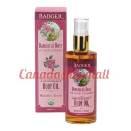 Badger Balm Damascus Rose Body Oil 118ml