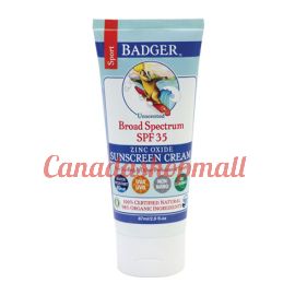 Badger Balm SPF 35 Sport Sunscreen Cream 87ml