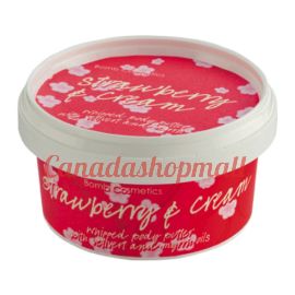 Bomb Cosmetics Strawberries & Cream Whipped Body Butter 210ml