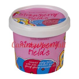 Bomb Cosmetics Strawberry Fields Shower Body Polish 365ml