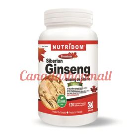 Nutridom Siberian Eleuthero Ginseng Extract 120 Veggie Capsules