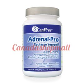 CanPrev Adrenal-Pro 120vegetable capsules.