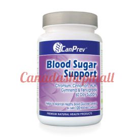 CanPrev Blood Sugar Support 120vegetable capsules.