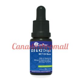 CanPrev D3 & K2 Drops 15ml.