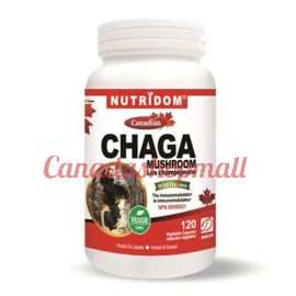 Nutridom Canadian Chaga Mushroom 120 Veggie Capsules