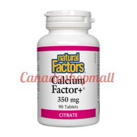 NaturalFactors Citrate Calcium Factor+ 350mg 90tablets