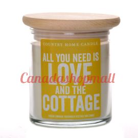 All You Need is Love and The Cottage Candle 8 oz