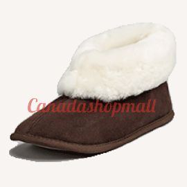 Cowhide Boot Sheepskin Cuff Adult Size Ladies 6