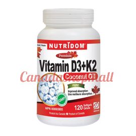 DavidHealthFood Nutridom Vitamin D3+K2 120softgels