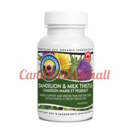 Nova Scotia Organics Milk Thistle Dandelion 60 Capsules