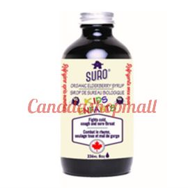 SURO Organic elderberry syrup for KIDS 236 ml