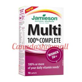 Jamieson 100% Complete Multivitamin for Women 50+ 90caplets